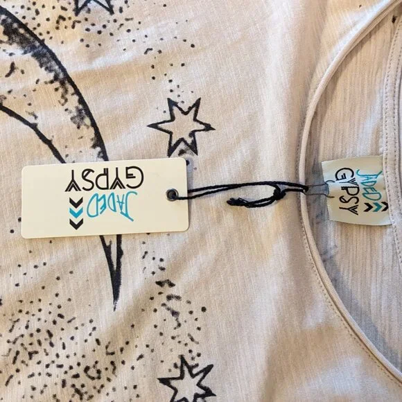 Jaded Gypsy Moon and Stars Tee - Picture 2 of 2